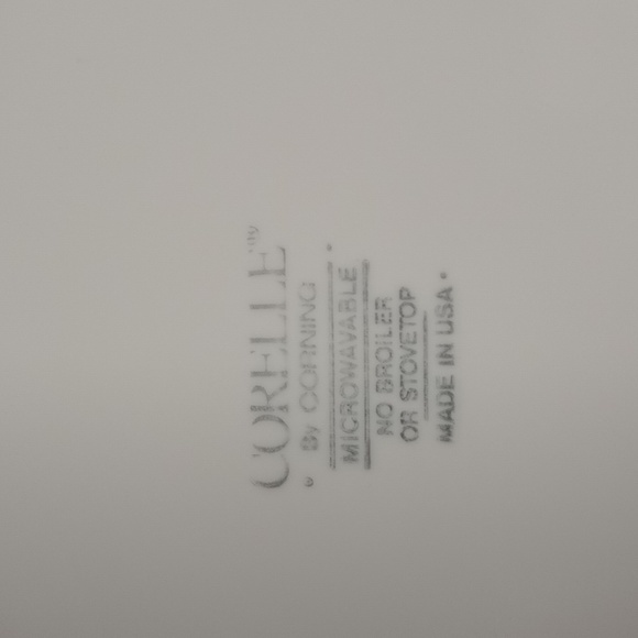 Corelle by Corningware - 4 Blue Lily 6 3/4" Bread/Sandwich Plates Sandstone - Picture 3 of 3